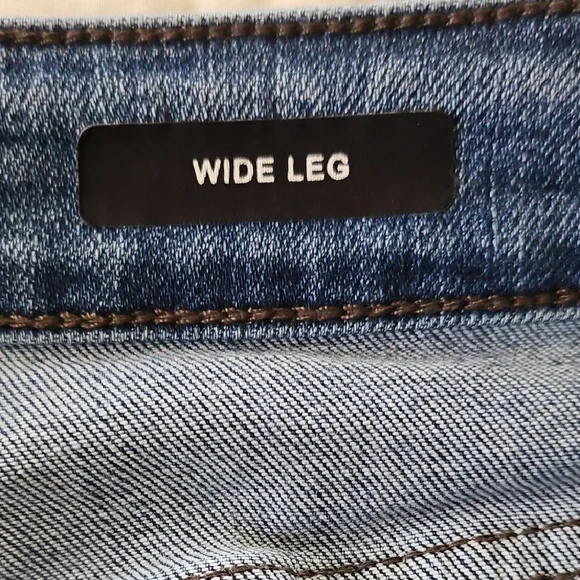 Judy Blue High Rise/Wide Leg Capris w/ Braid Design  18 W - Picture 7 of 12